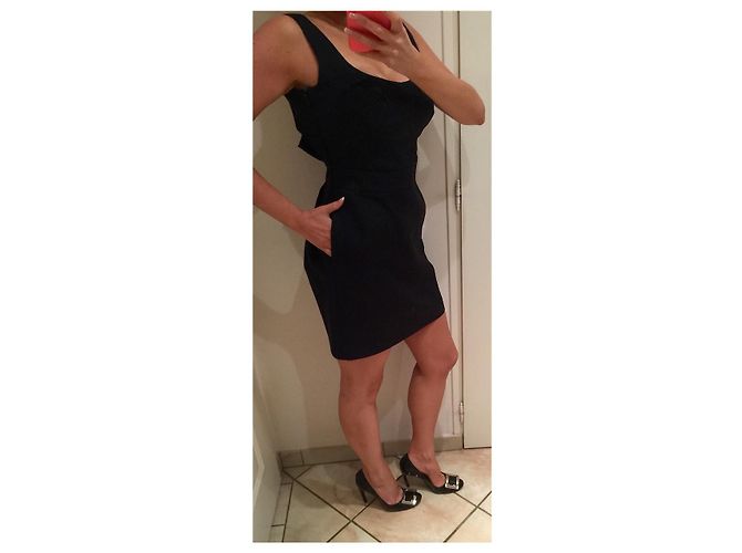 Vestido negro con espalda descubierta Dsquared2 - vista 5