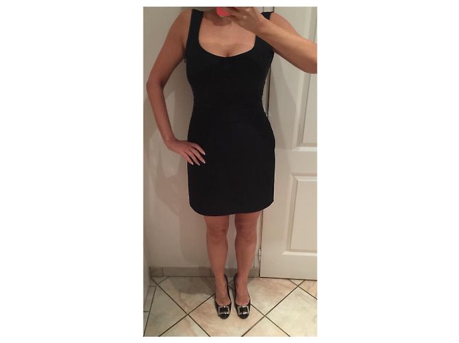 Vestido negro con espalda descubierta Dsquared2 - vista 6