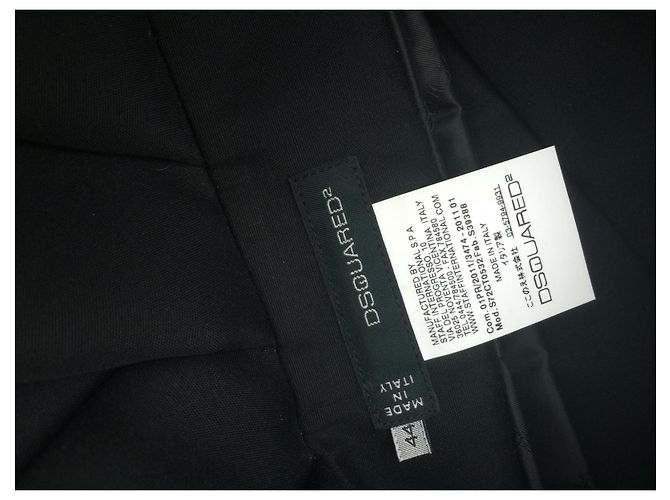 Vestido negro con espalda descubierta Dsquared2 - vista 7