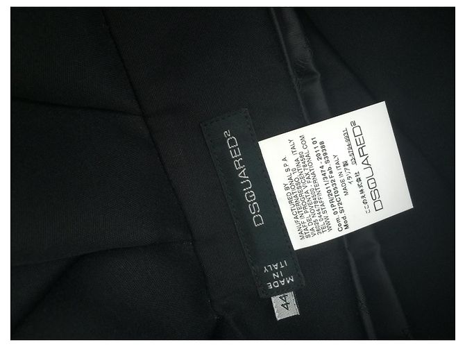 Vestido negro con espalda descubierta Dsquared2 - vista 8
