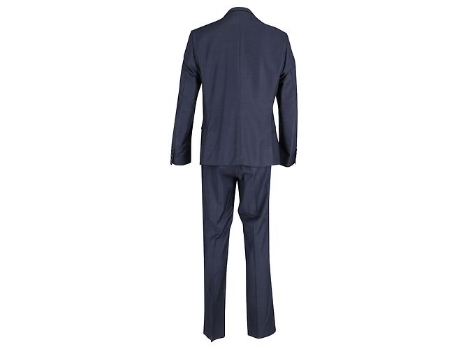Completo completo e pantaloni The Kooples in lana blu navy - vista 3