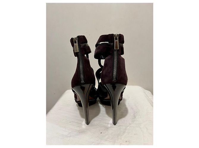 Gladiator-Sandalen mit hohem Absatz von Emilio Pucci Braun - Ansicht 4