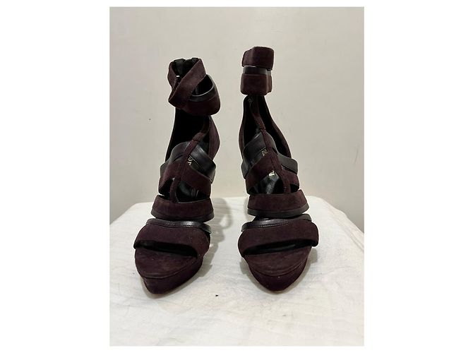 Gladiator-Sandalen mit hohem Absatz von Emilio Pucci Braun - Ansicht 5