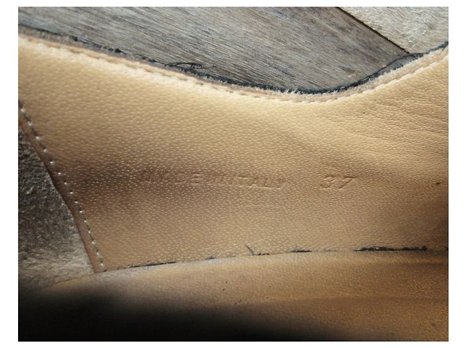 derbies zippés MM6 Maison Margiela p 37 Noir - vue 9
