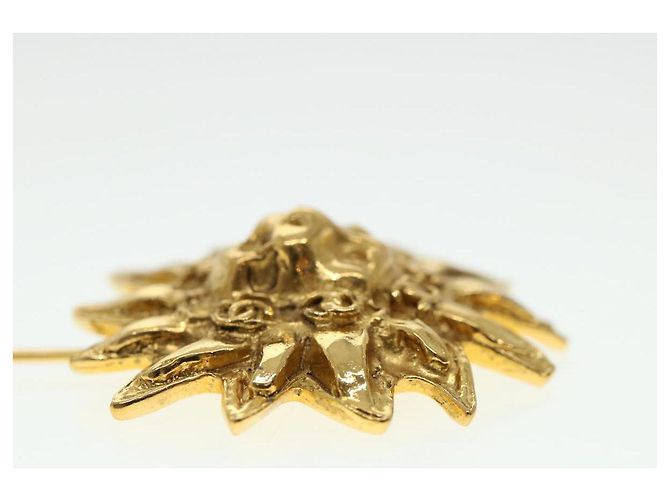 CHANEL Spilla metallo Oro CC Auth 38119 D'oro - vista 6