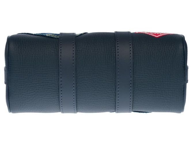 Louis Vuitton BORSONE DA VIAGGIO KEEPALL IN DENIM BLU - 133217934 - vista 6