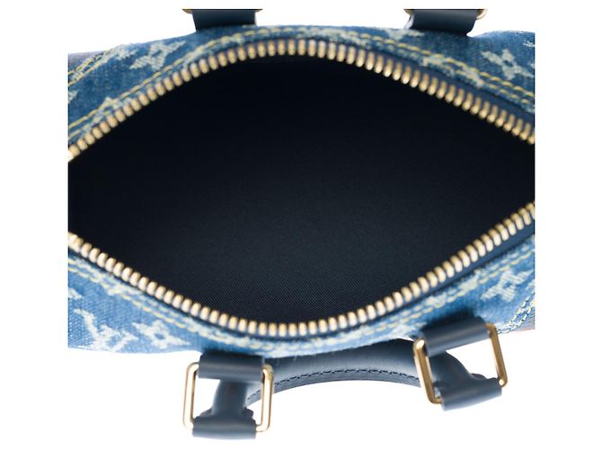 Louis Vuitton BORSONE DA VIAGGIO KEEPALL IN DENIM BLU - 133217934 - vista 8