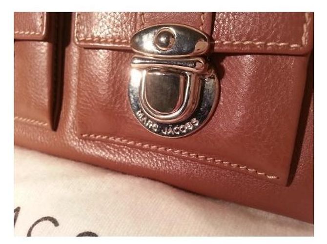 Clutch Marc Jacobs de couro cor castanho Castanha - vista 7