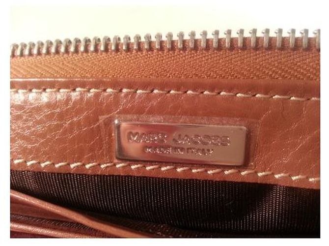 Clutch Marc Jacobs de couro cor castanho Castanha - vista 8