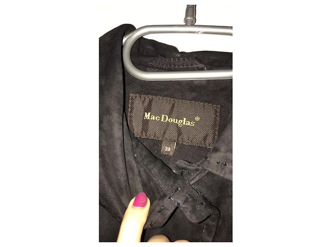 Mac Douglas Black Lambskin Jacket Size 38 - view 3
