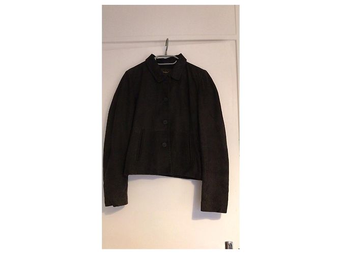 Mac Douglas Black Lambskin Jacket Size 38 - view 5