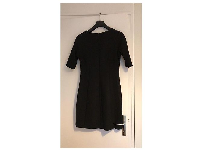 Vestido de algodón negro Sinéquanone - vista 2