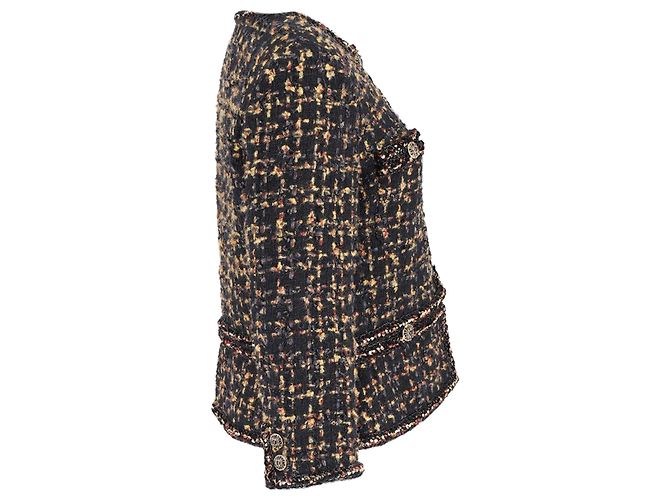 Chaqueta Chanel Paris-Rome Fantasy Tweed en algodón multicolor - vista 2