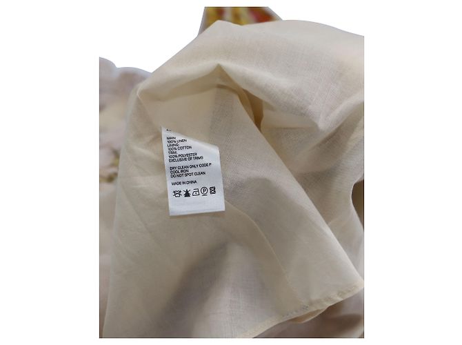 Zimmermann Bonita Strampler mit Blumenmuster aus mehrfarbigem Leinen - vue 3
