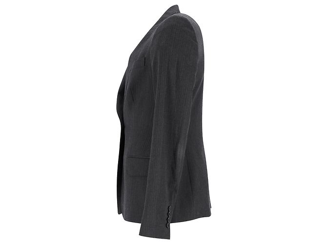 Dolce & Gabbana Einreihiger Blazer aus schwarzem Polyester - Ansicht 2