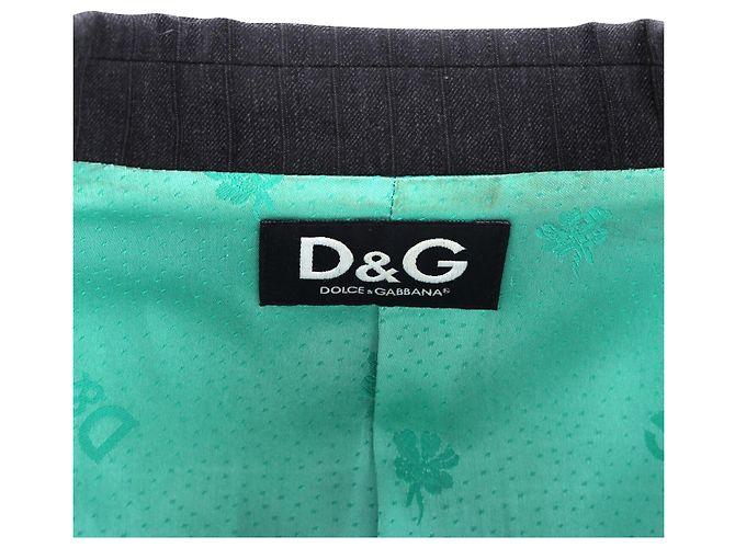Dolce & Gabbana Einreihiger Blazer aus schwarzem Polyester - Ansicht 4