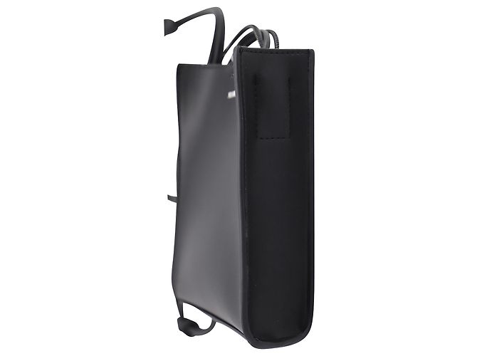 Bolsa tiracolo pequena Jil Sander Tangle em couro de bezerro preto - vista 11