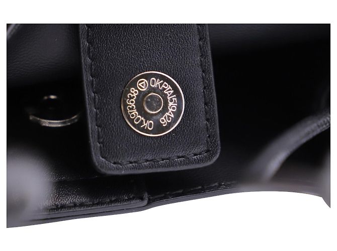 Bolsa tiracolo pequena Jil Sander Tangle em couro de bezerro preto - vista 13