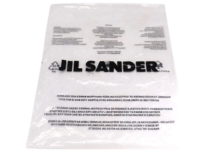 Bolsa tiracolo pequena Jil Sander Tangle em couro de bezerro preto - vista 18