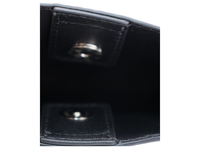 Bolsa tiracolo pequena Jil Sander Tangle em couro de bezerro preto - vista 19