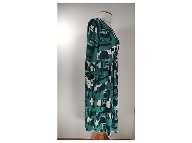 Noa Noa Kleid Grün Viscose - Ansicht 3