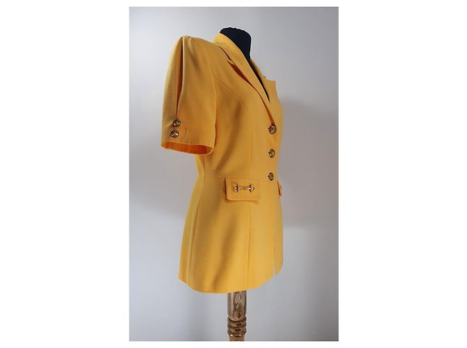 Autre Marque Extenzo Paris Blazer Gelb Größe 38 - Ansicht 2