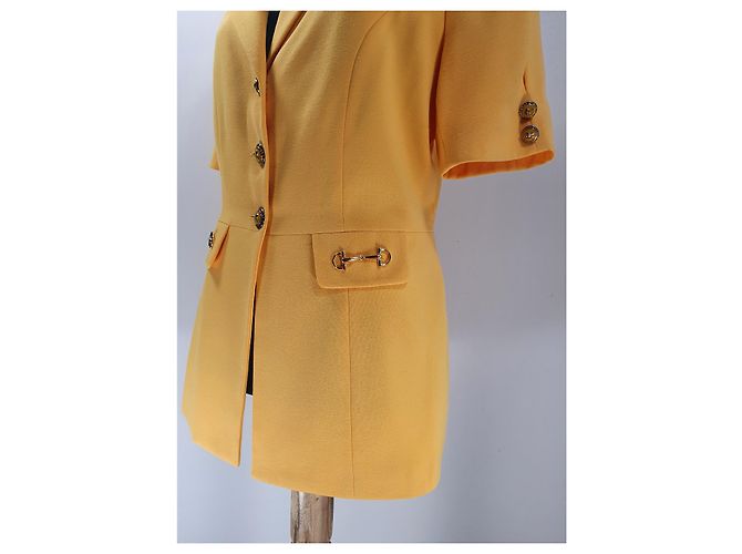 Autre Marque Extenzo Paris Blazer Gelb Größe 38 - Ansicht 5