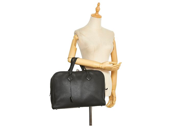 Hermès Hermes Black Victoria II 40 Nero - vista 12