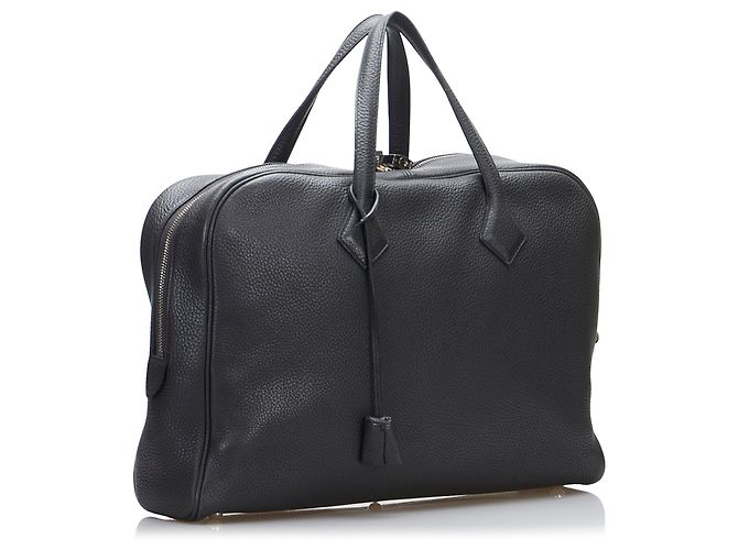 Hermès Hermes Black Victoria II 40 Nero - vista 2