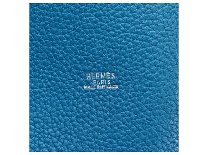 Hermès Blauer Clemence Mangeoire Eimer PM - Ansicht 6