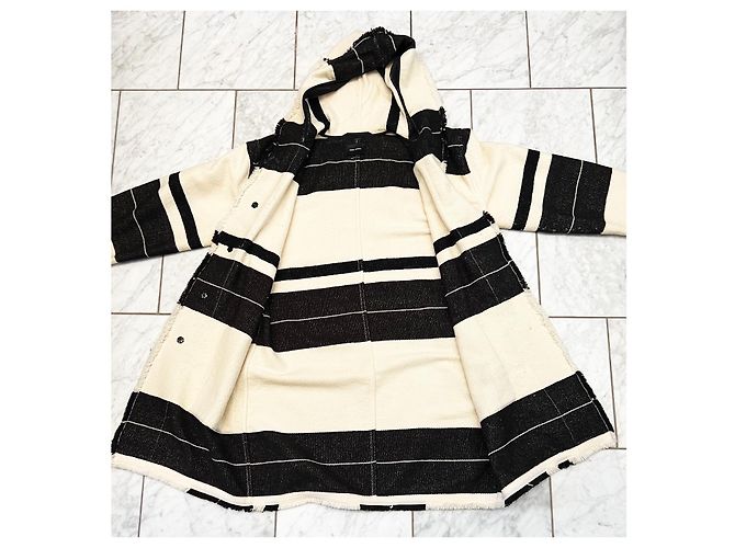 Abrigo Isabel Marant Adil de mezcla de lana blanco - vista 2