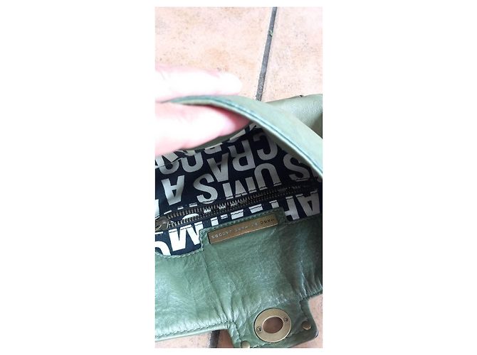 Pochette Marc by Marc Jacobs in pelle verde chiaro - vista 2