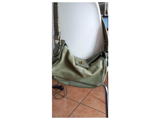 Pochette Marc by Marc Jacobs in pelle verde chiaro - vista 4