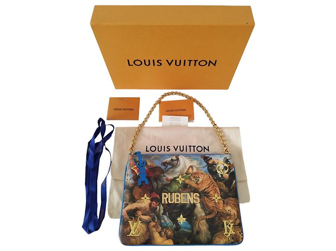 Pochette Louis Vuitton x Jeff Koons Rubens Multicolore - vista 10