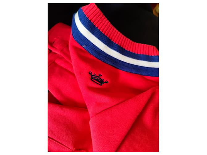 Vicomte Arthur Roter V-Ausschnitt Pullover Baumwolle XL - Ansicht 5