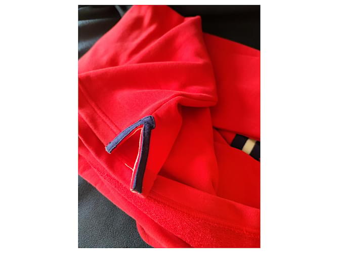 Vicomte Arthur Roter V-Ausschnitt Pullover Baumwolle XL - Ansicht 6