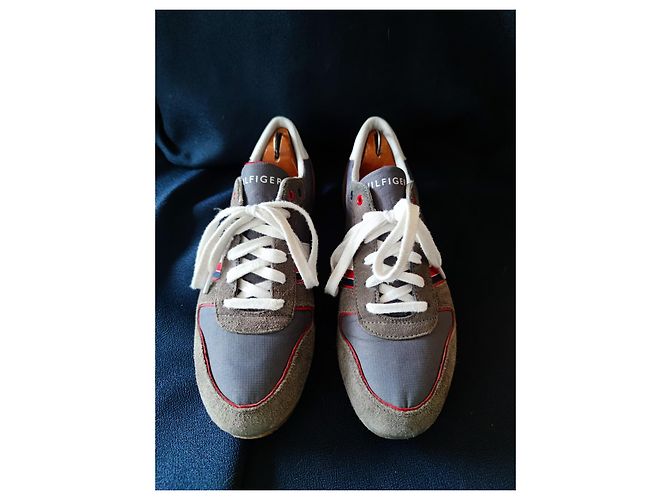 Tommy Hilfiger Sneaker Grau Hirschleder - Ansicht 3