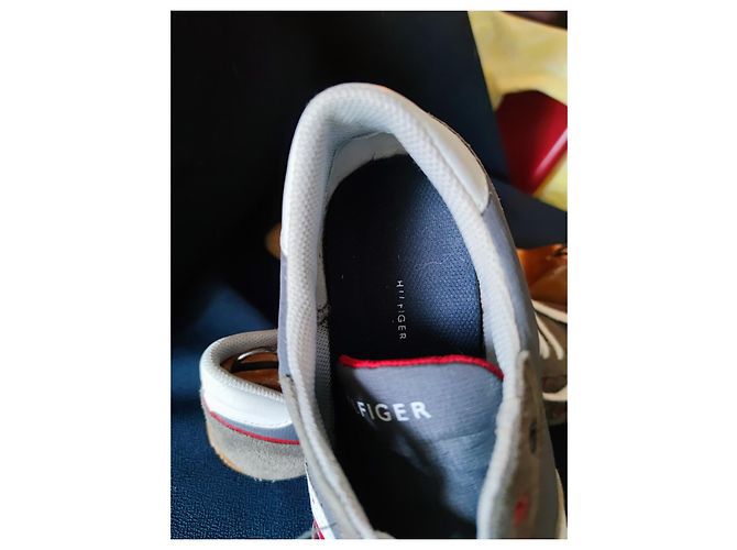 Tommy Hilfiger Sneaker Grau Hirschleder - Ansicht 5