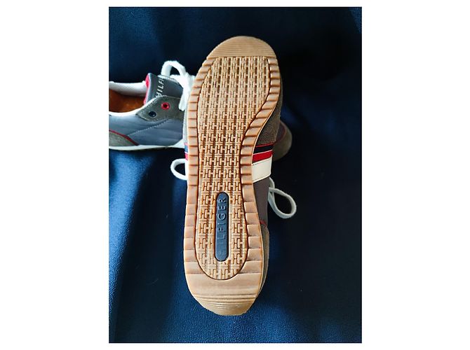 Tommy Hilfiger Sneaker Grau Hirschleder - Ansicht 6