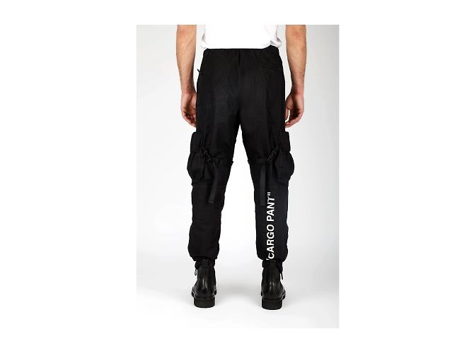 Off White Pantalones cargo blanco roto - vista 4