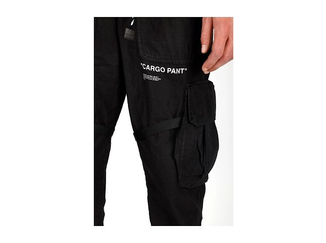 Off White Pantalones cargo blanco roto - vista 5