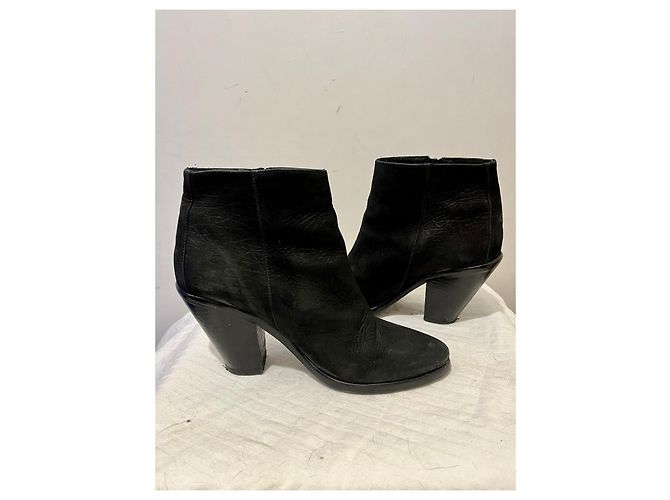 Botas de pistón All Saints negras con tacones cubanos Negro - vista 3