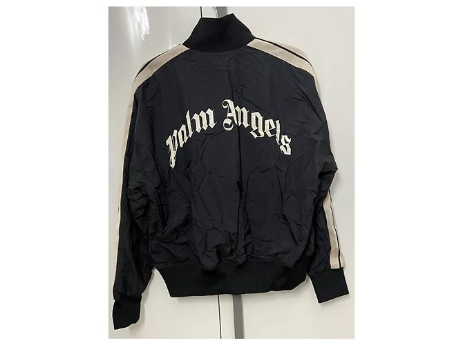 Palm Angels Black Polyamide Blazer Jacket - view 3