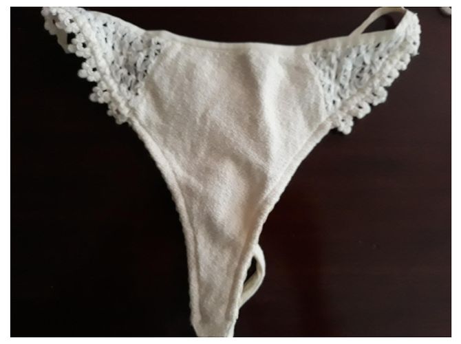 Autre Marque 2pieza de crochet con turquesa Beige - vista 5