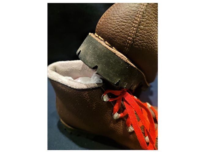 Paraboot Jannu Brown Grained Leather Boots Size 42 - view 4