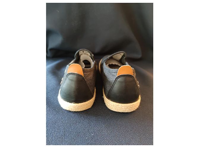 Autre Marque Espadrillas SAINTS in denim antracite cotone Grigio antracite - vista 2