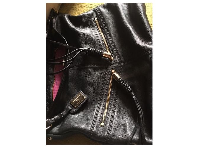 Borsa a mano Lancel in pelle nera Nero - vista 4