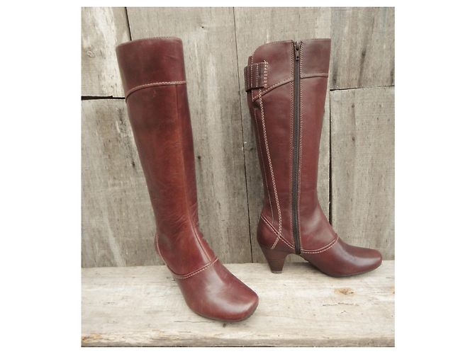 Botas Clarks X Mary de cuero marrón Castaño - vista 9