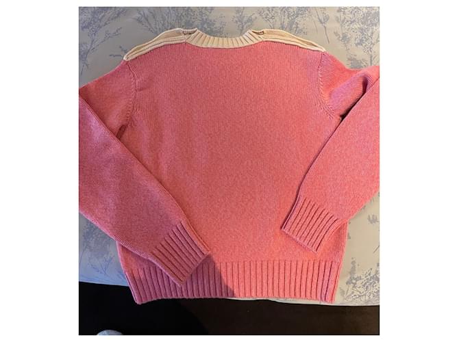 Chanel Kaschmirpullover in Rosa mit Schmuckknöpfen Pink - Ansicht 2