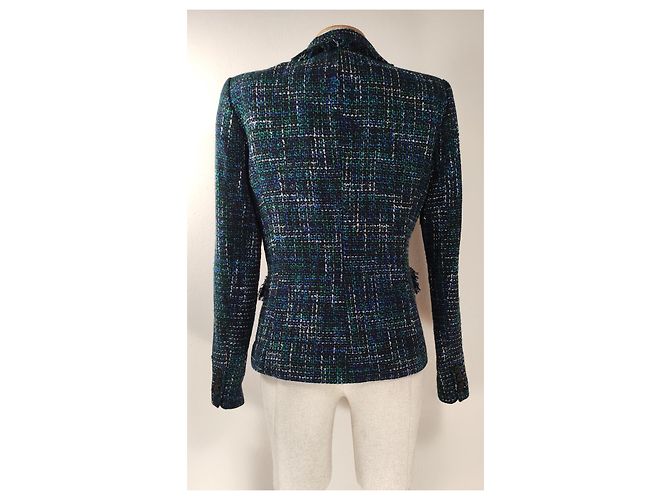 Chaqueta Karl Lagerfeld Verde Algodón Multicolor - vista 3